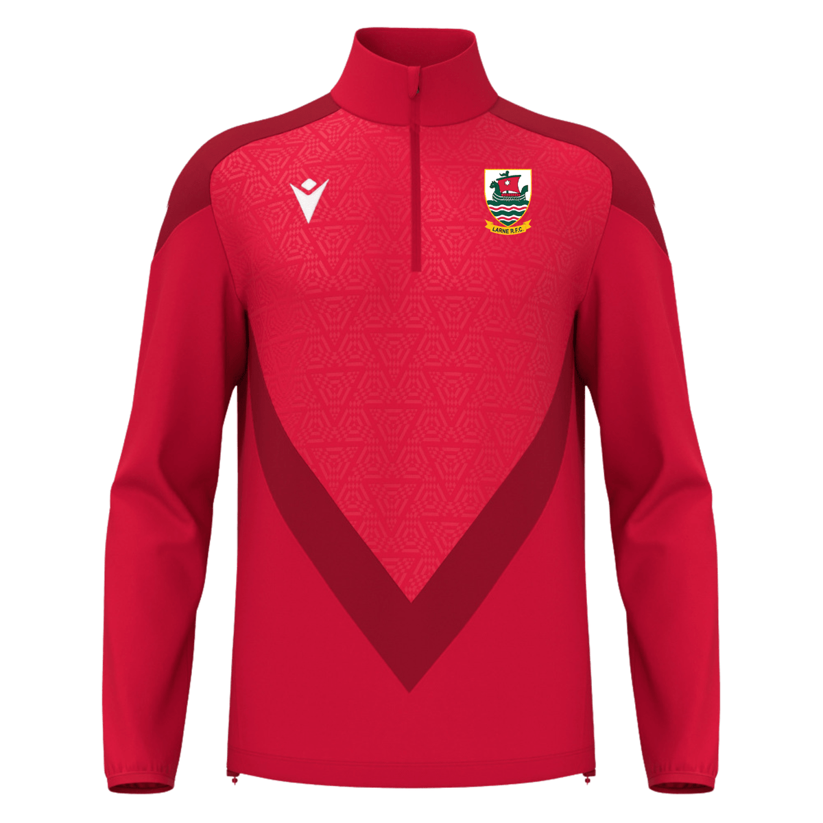 Larne Rugby Club - Poly Chev 1/4 Zip - Macron - Stash Shop