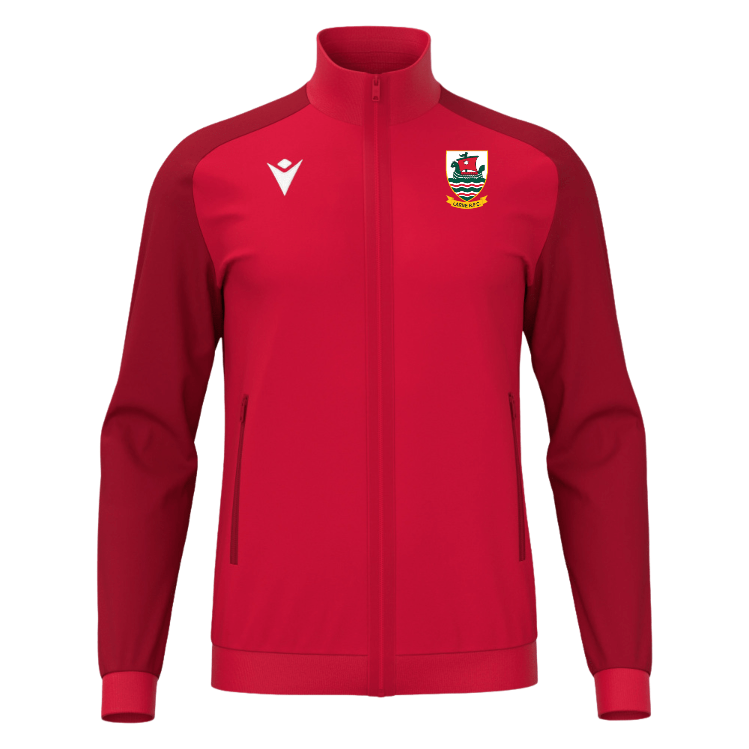 Larne Rugby Club - Poly Chev FZ - Macron - Stash Shop