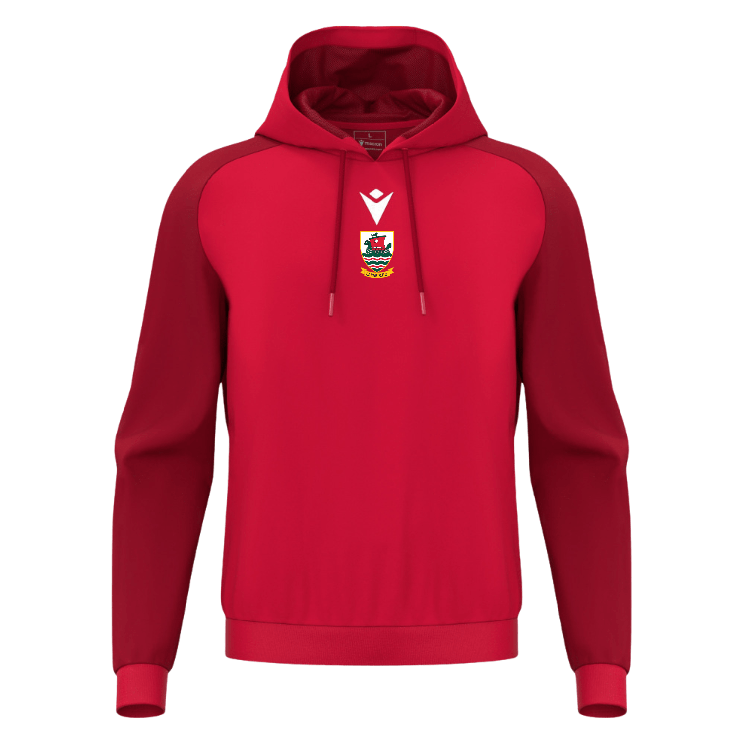 Larne Rugby Club - Poly Hoodie - Macron - Stash Shop