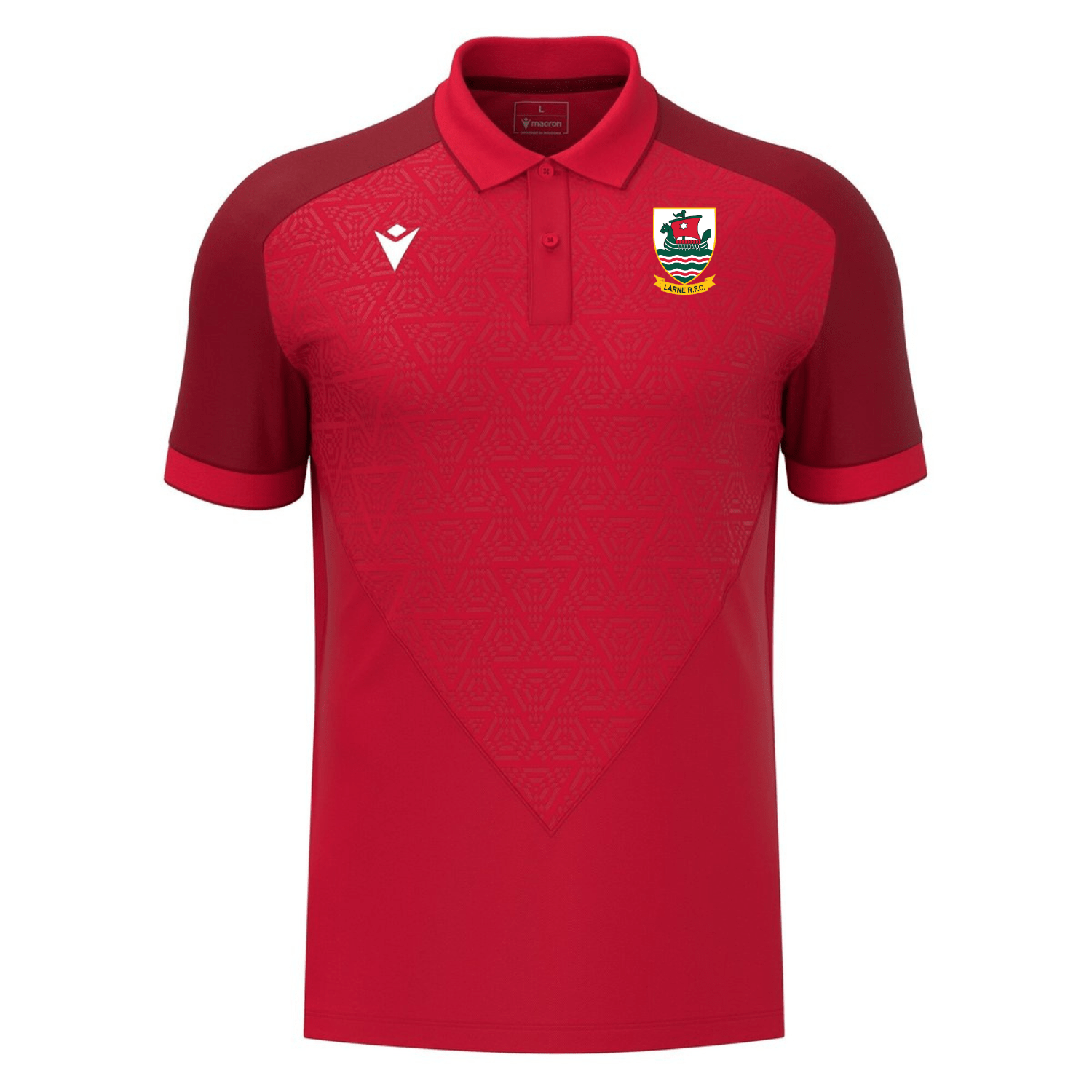 Larne Rugby Club - Poly Polo - Macron - Stash Shop