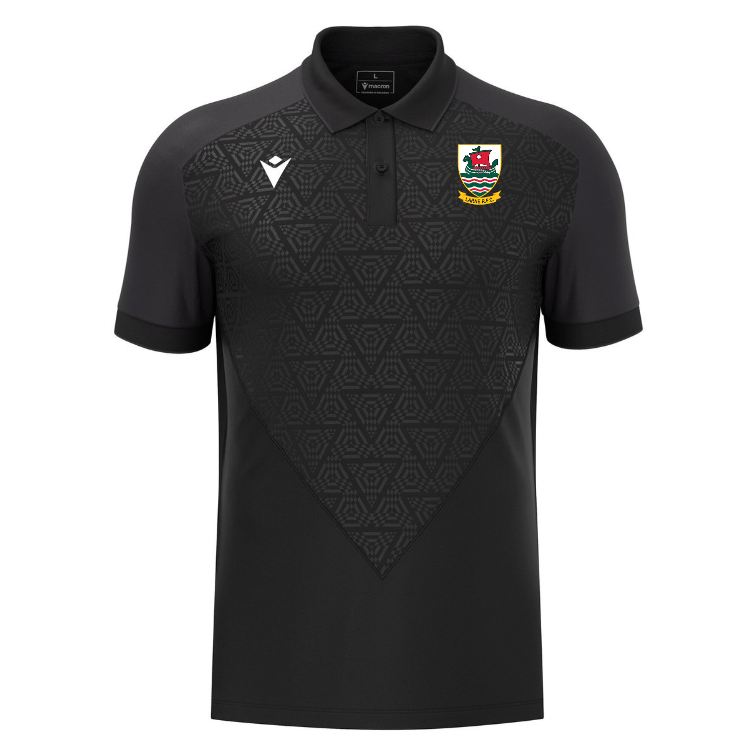 Larne Rugby Club - Poly Polo - Macron - Stash Shop