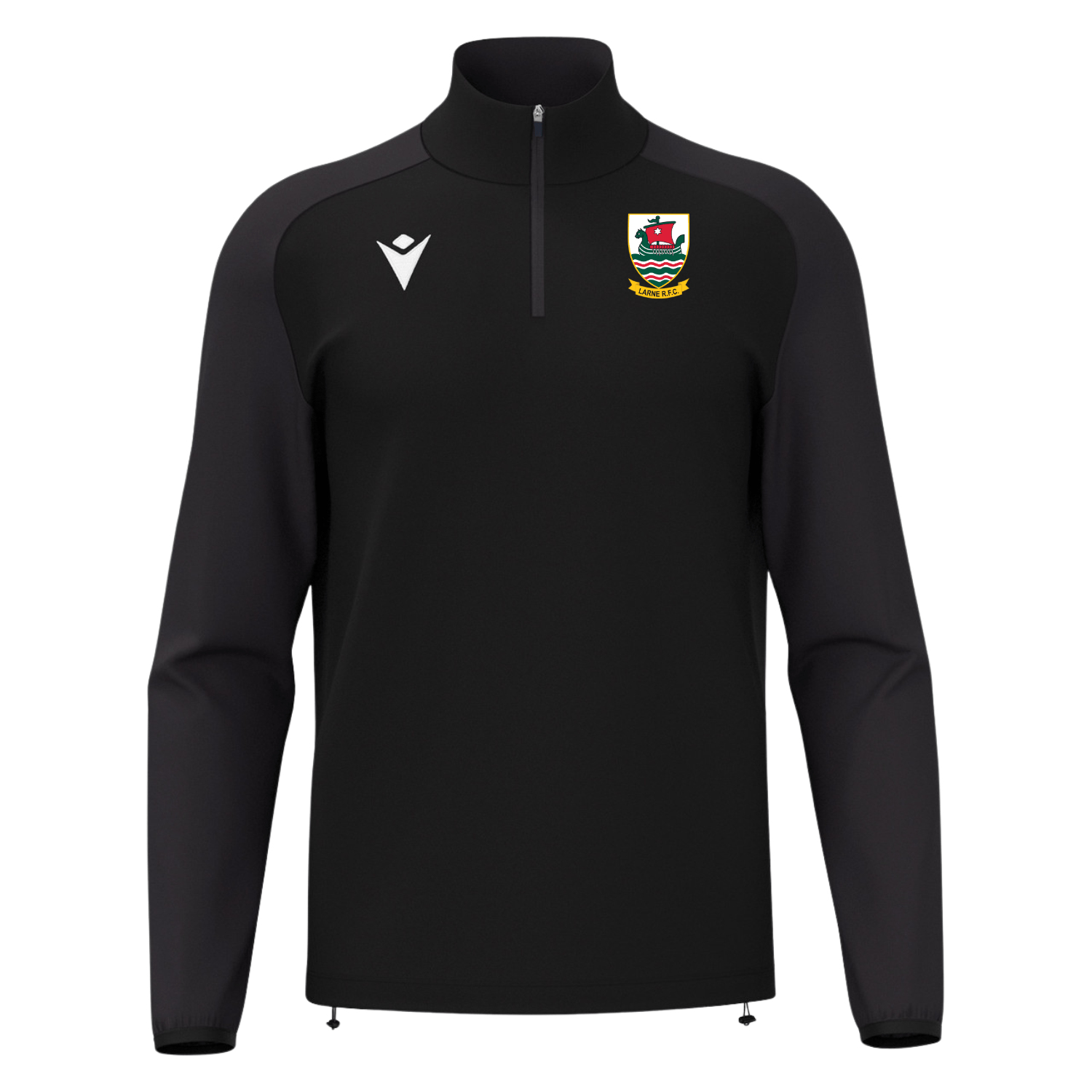 Larne Rugby Club - Poly Tonal 1/4 Zip - Macron - Stash Shop