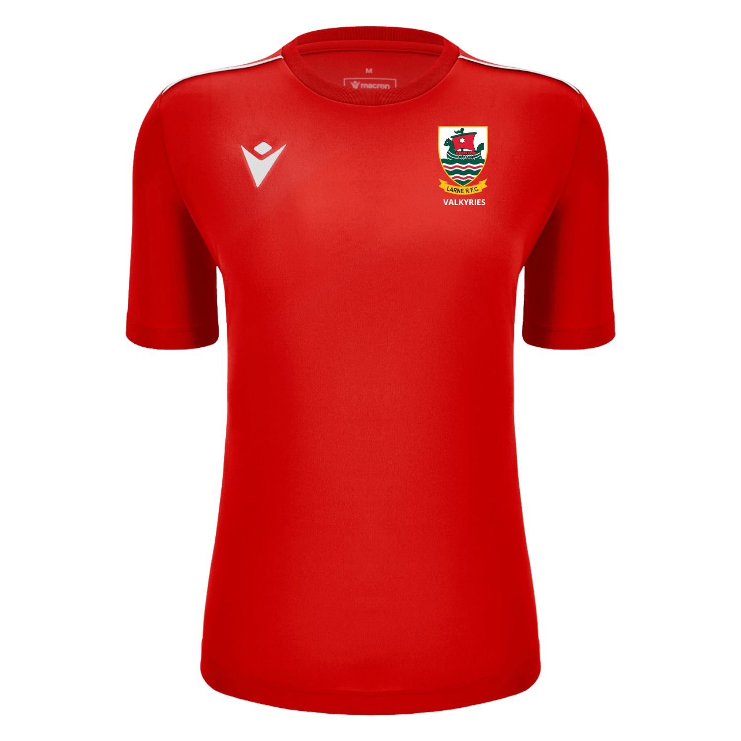 Larne Rugby Club - Valkyries Ladies Core Poly Tee - Macron - Stash Shop