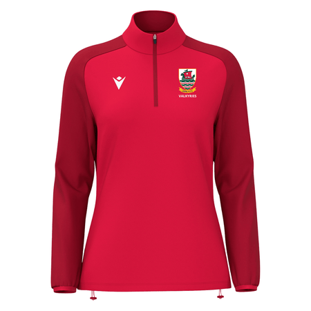 Larne Rugby Club - Valkyries Ladies Poly Tonal 1/4 Zip - Macron - Stash Shop