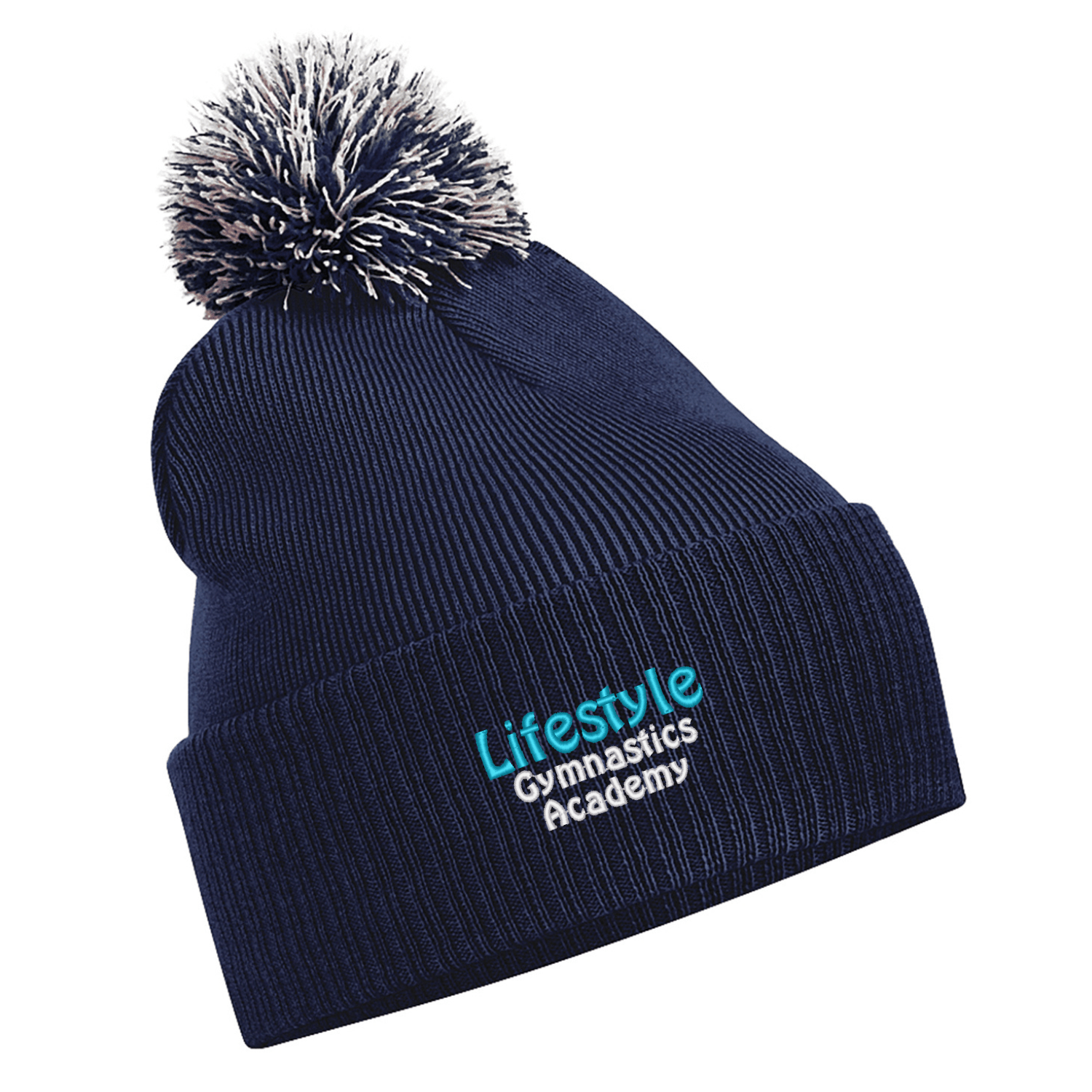 Lifestyle Gymnastics - Bobble Hat - Navy - Stash Inc. - Stash Shop