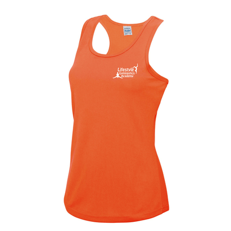 Lifestyle Gymnastics - Ladies Coach Vest - Orange - Stash Inc. - Stash Shop