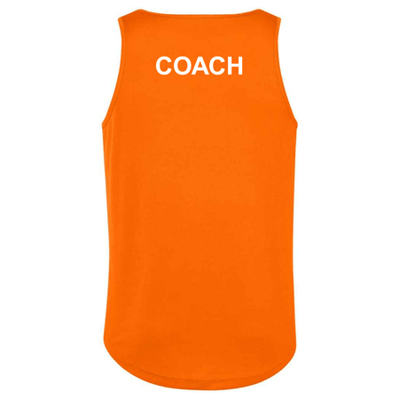 Lifestyle Gymnastics - Mens Coach Vest - Orange - Stash Inc. - Stash Shop