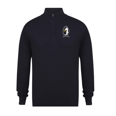 Lisburn Rugby Club - 1/4 Zip Cotton Jumper -Stash Shop- Stash Shop