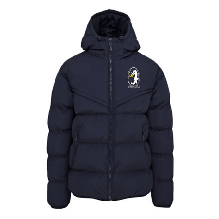 Lisburn Rugby Club - Chevron Puffer Jacket - Navy -Stash Shop- Stash Shop