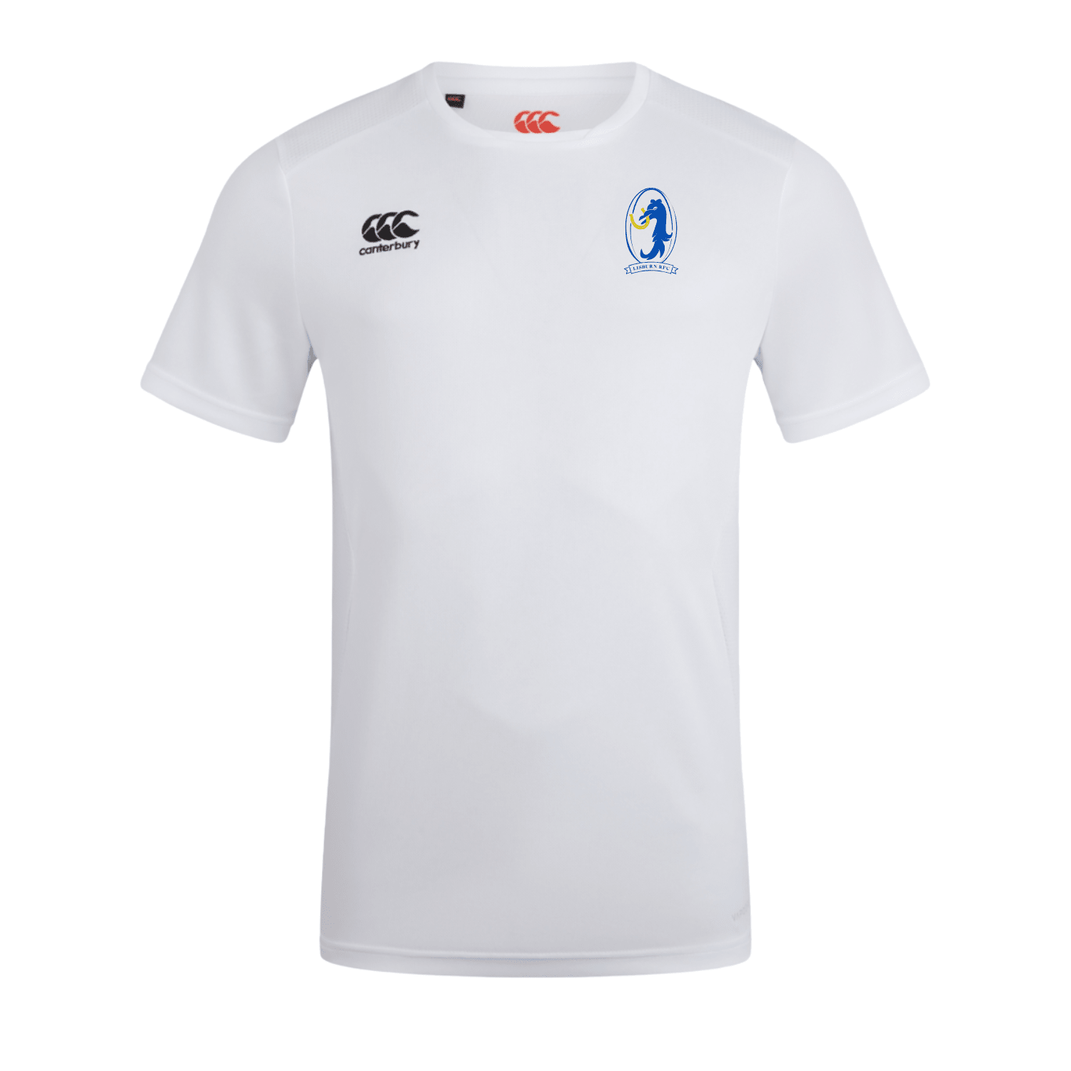 Lisburn Rugby Club - Club Dry Tee - White -Canterbury- Stash Shop