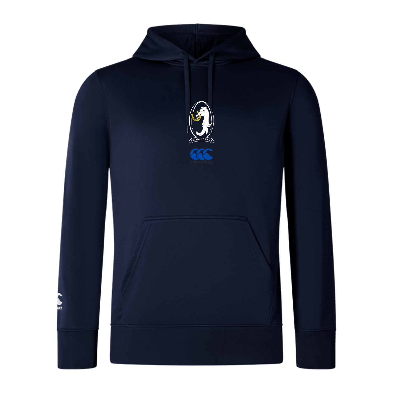Lisburn Rugby Club - Lightweight Poly Hoody - Navy -Canterbury- Stash Shop