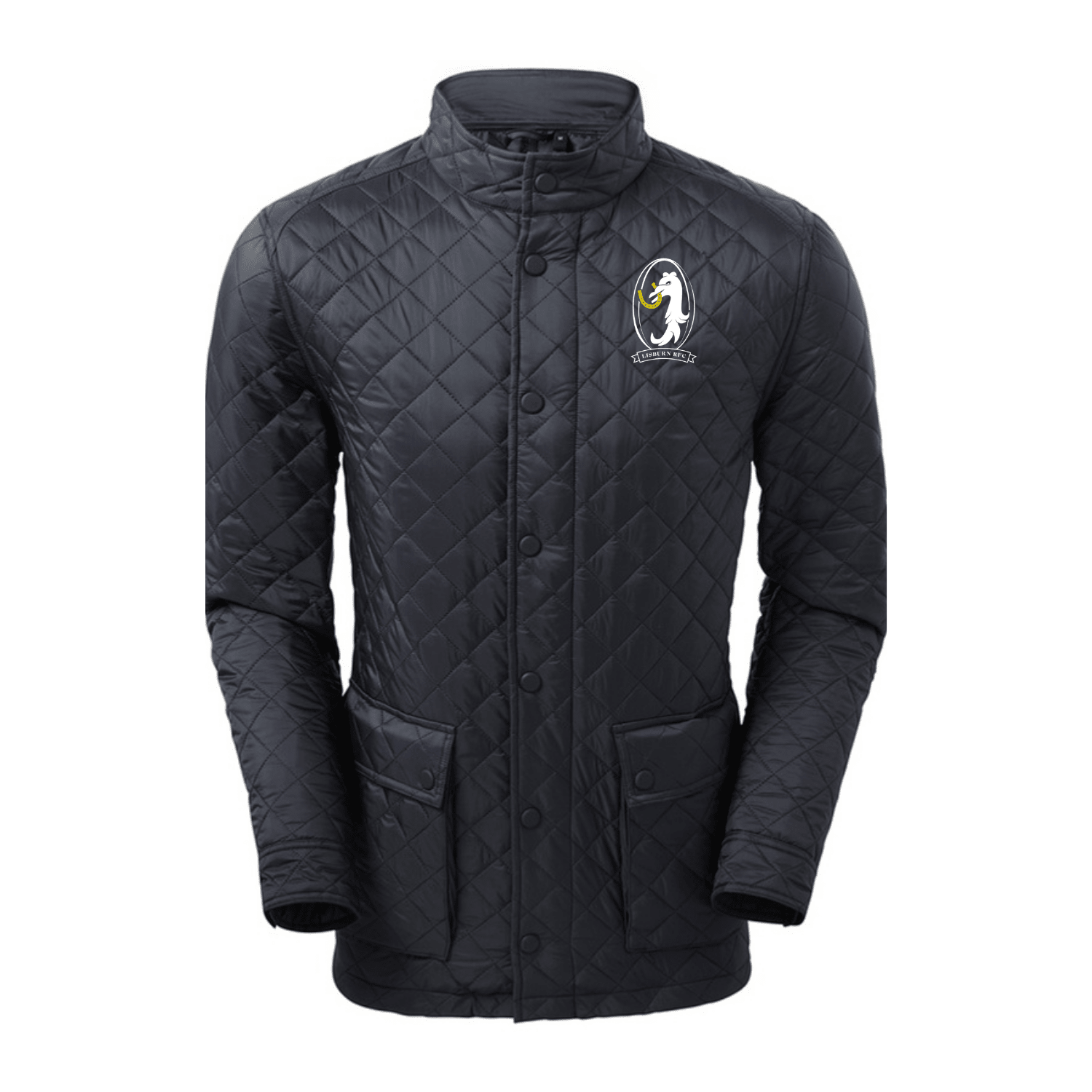 Lisburn Rugby Club - Quilted Jacket -Stash Shop- Stash Shop
