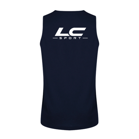 Lurgan College Sports - Club Dry Singlet - Navy