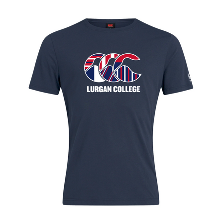 Lurgan College Sports - Club Plain Tee - Navy