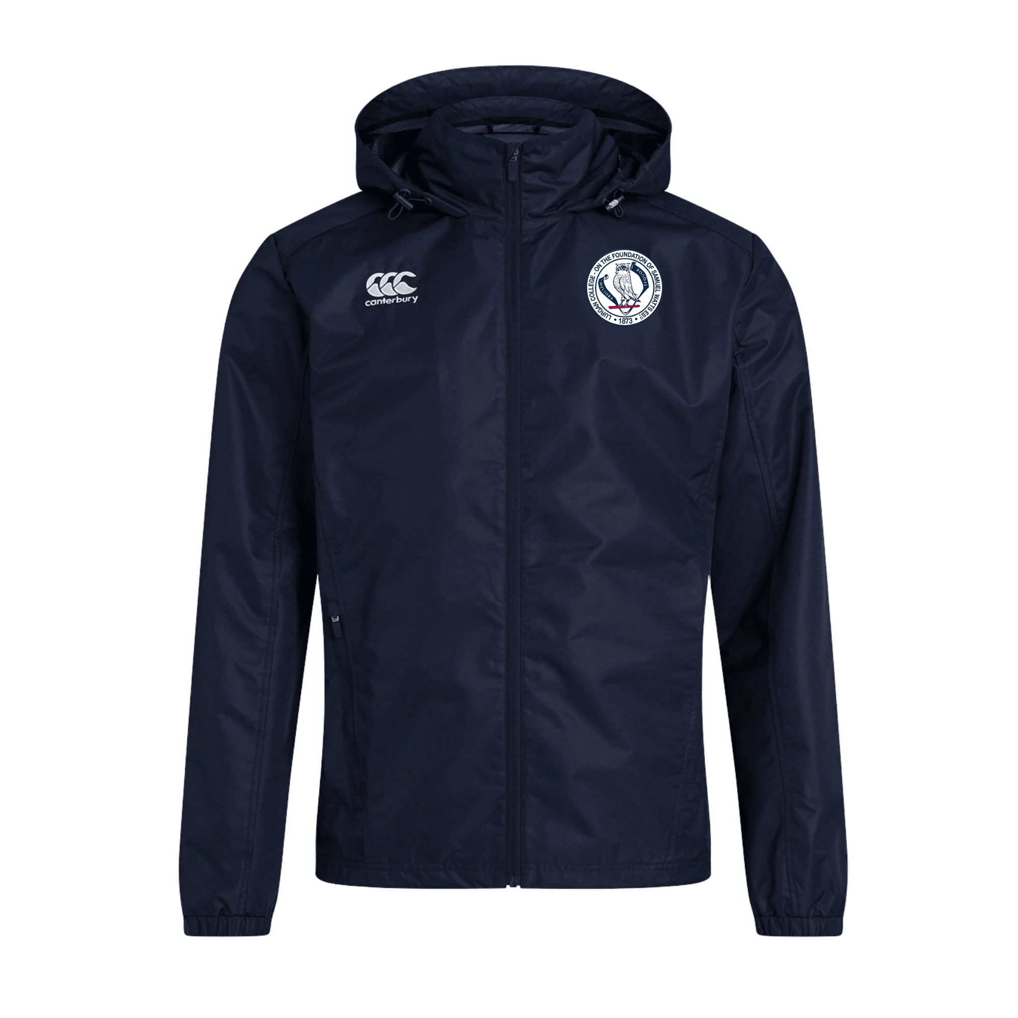 Lurgan College Sports - Club Vaposhield Full Zip Rain Jacket - Navy -Canterbury- Stash Shop