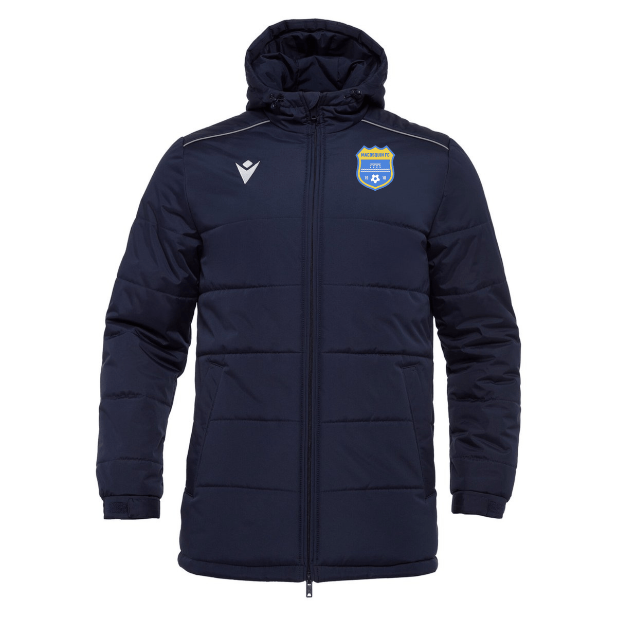 Macosquin FC - Gyor Padded Jacket - Navy - Macron - Stash Shop