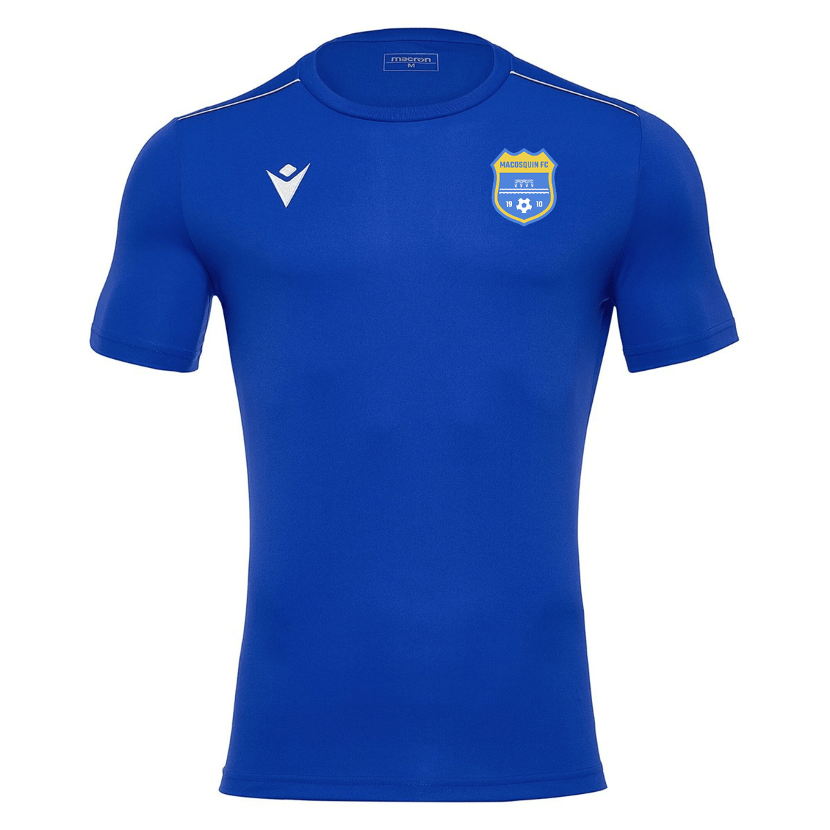 Macosquin FC - Training Tee - Royal - Macron - Stash Shop