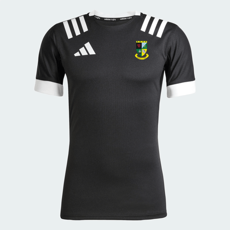 Midleton Rugby Club - 3 Stripe Rugby Jersey - Black -adidas- Stash Shop