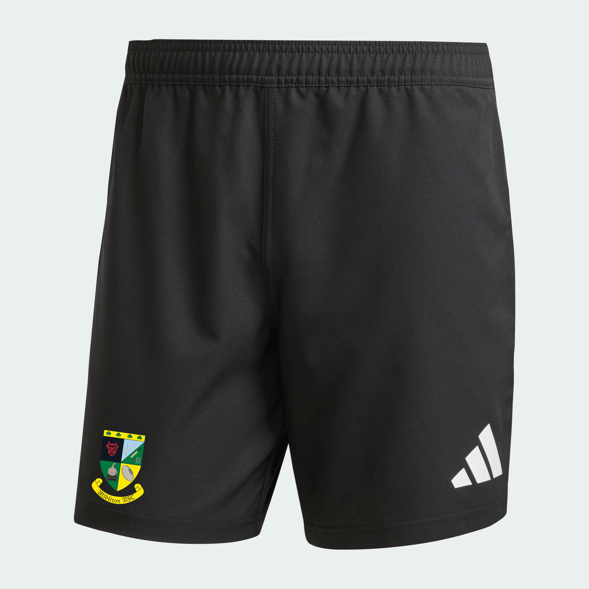 Midleton Rugby Club - 3 Stripe Rugby Shorts - Black -adidas- Stash Shop