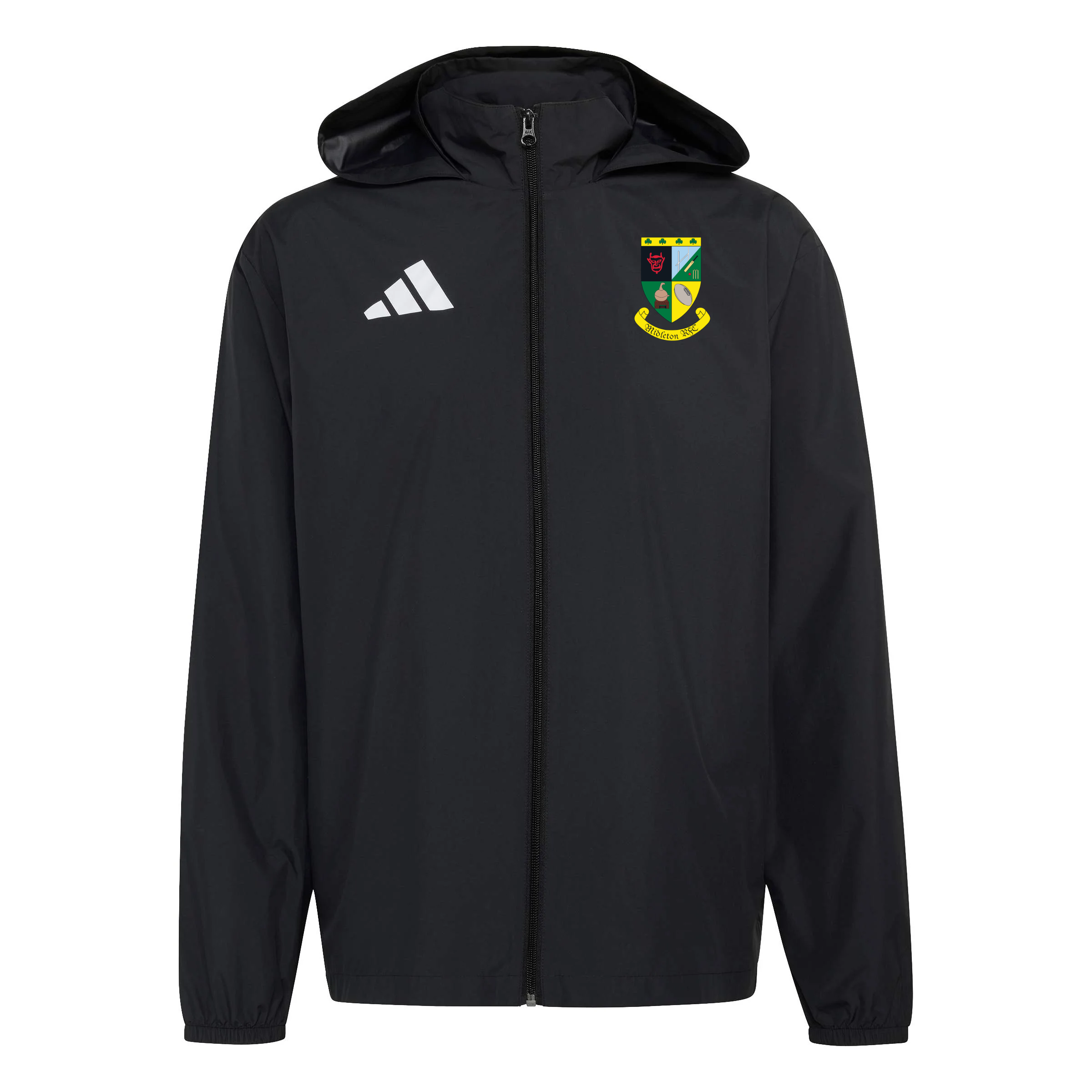Midleton Rugby Club - Core 26 Hooded Multi Jacket - Black