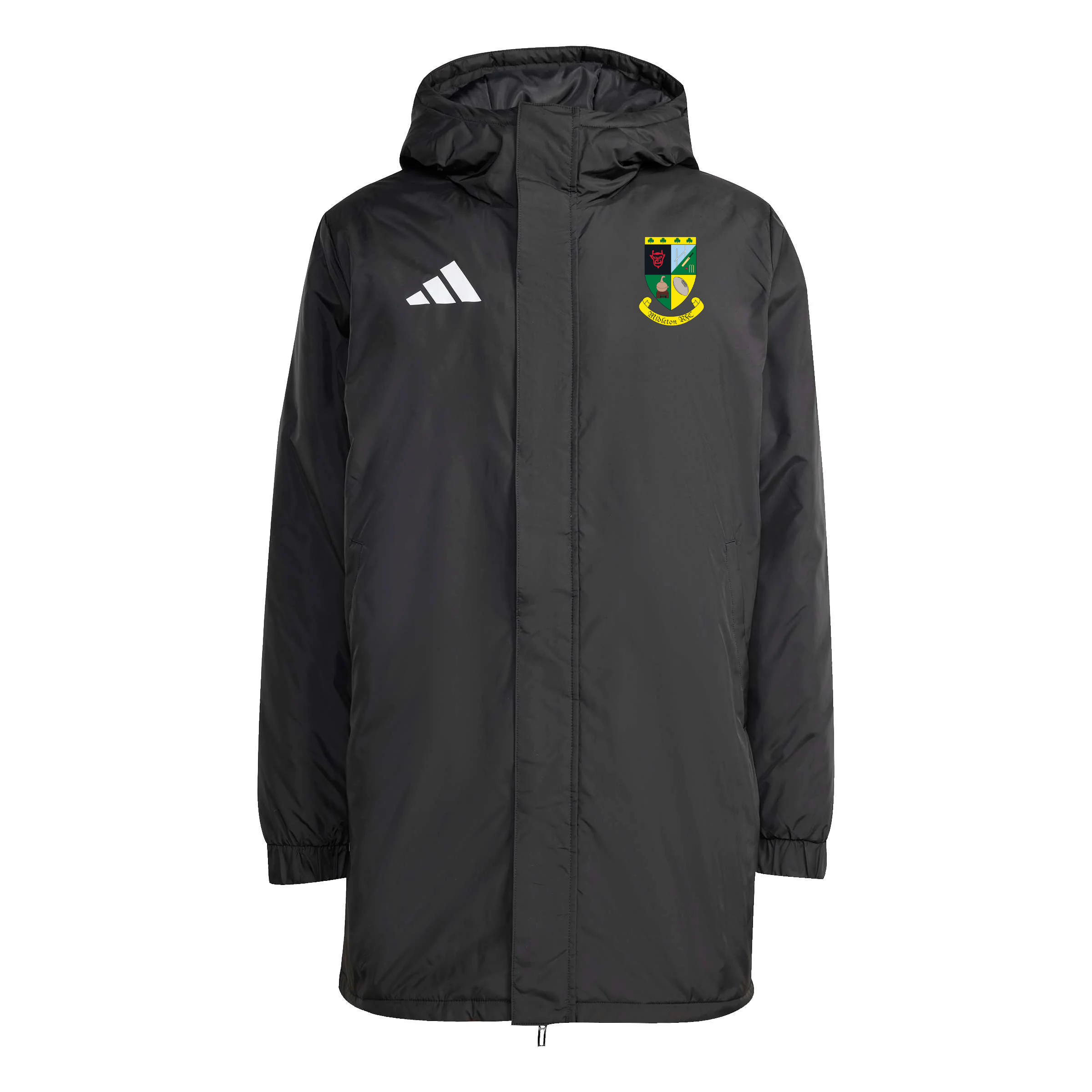 Midleton Rugby Club - Core 26 Hooded Stadium Jacket - Black
