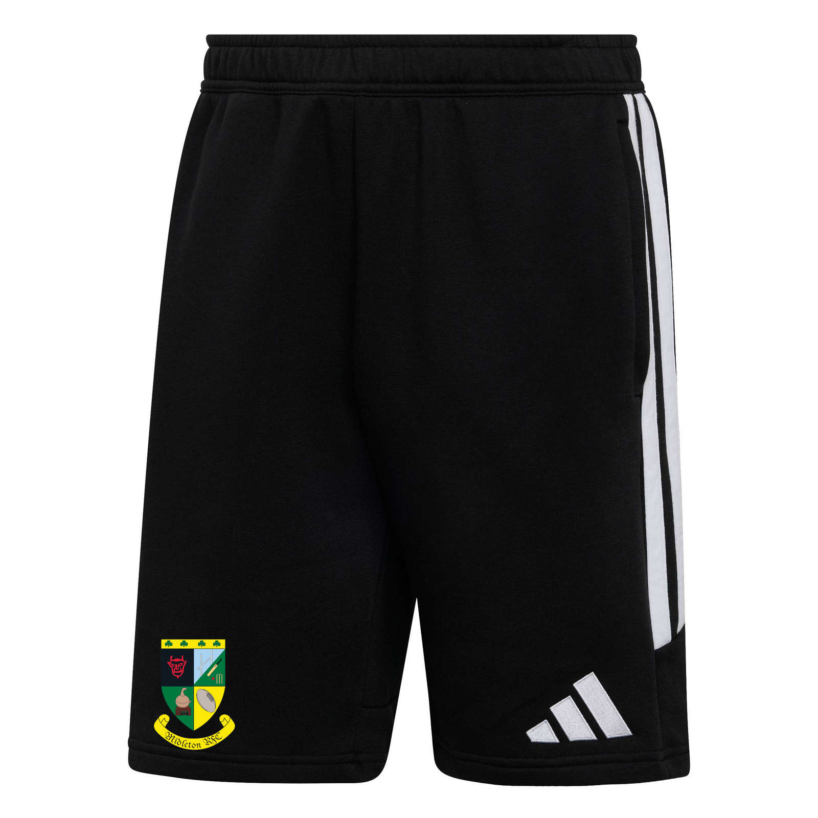 Midleton Rugby Club - Advantage 26 Zip-Pocket Cotton Sweat Shorts - Black