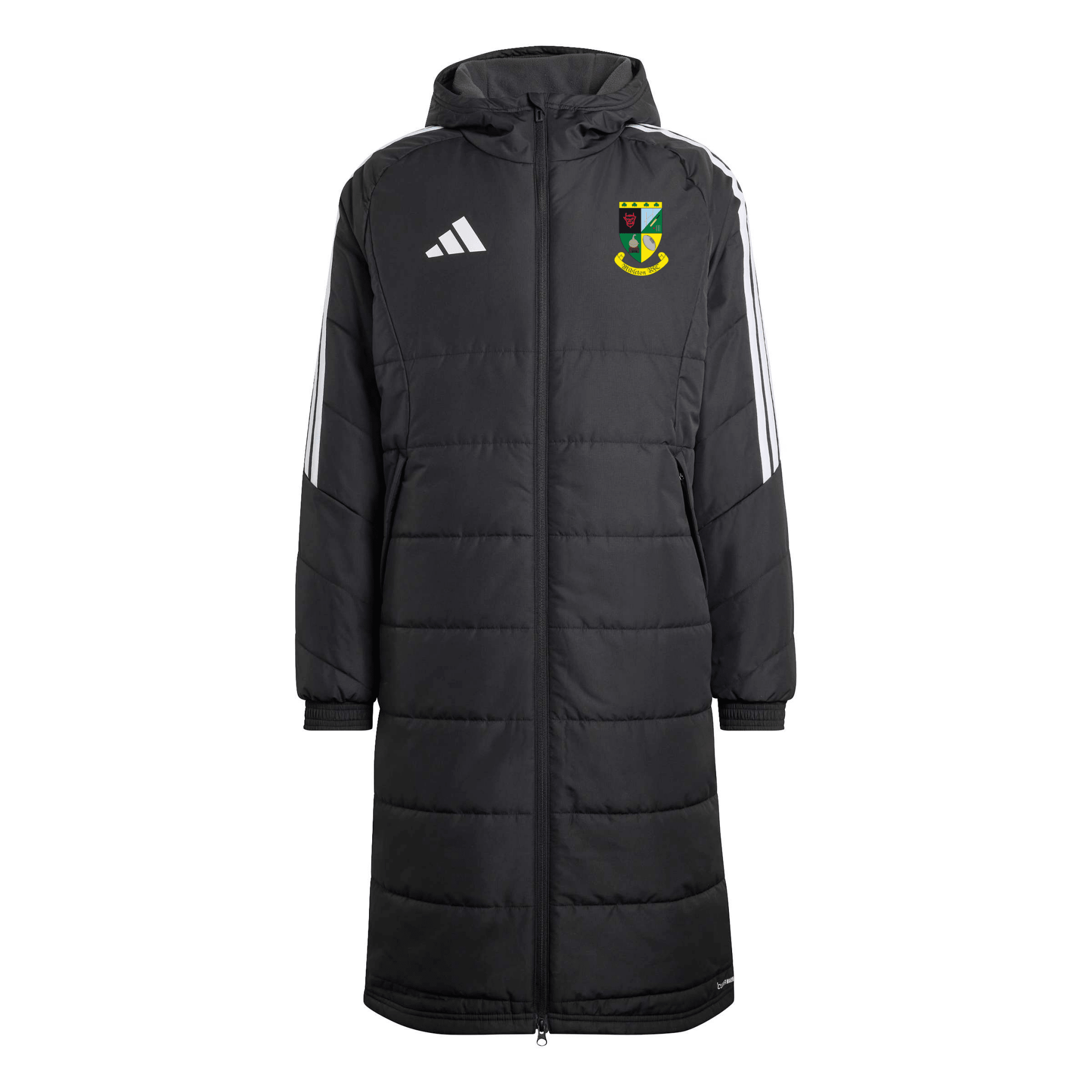 Midleton Rugby Club - Advantage 26 Hooded Long Coat - Black -adidas- Stash Shop