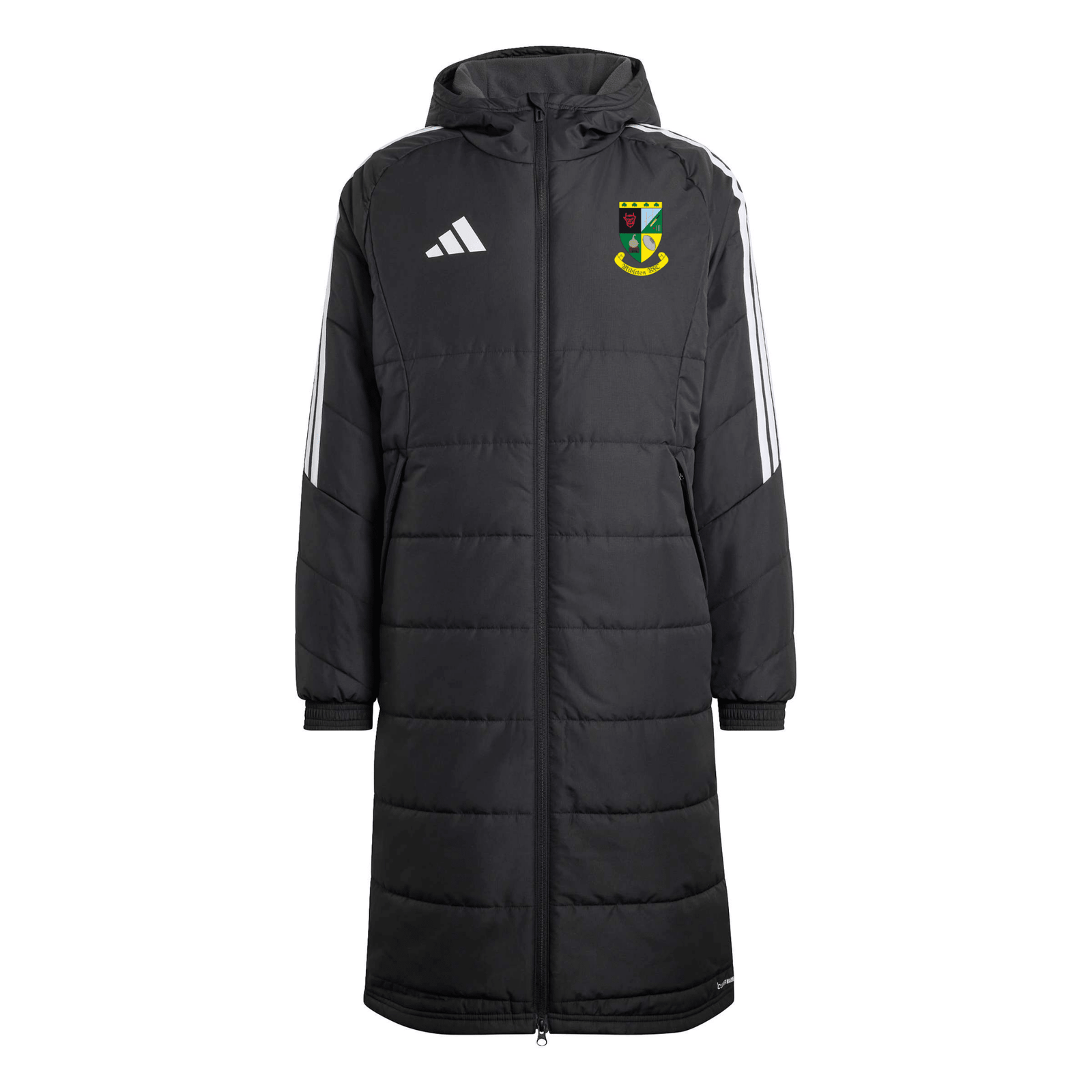 Midleton Rugby Club - Advantage 26 Hooded Long Coat - Black -adidas- Stash Shop