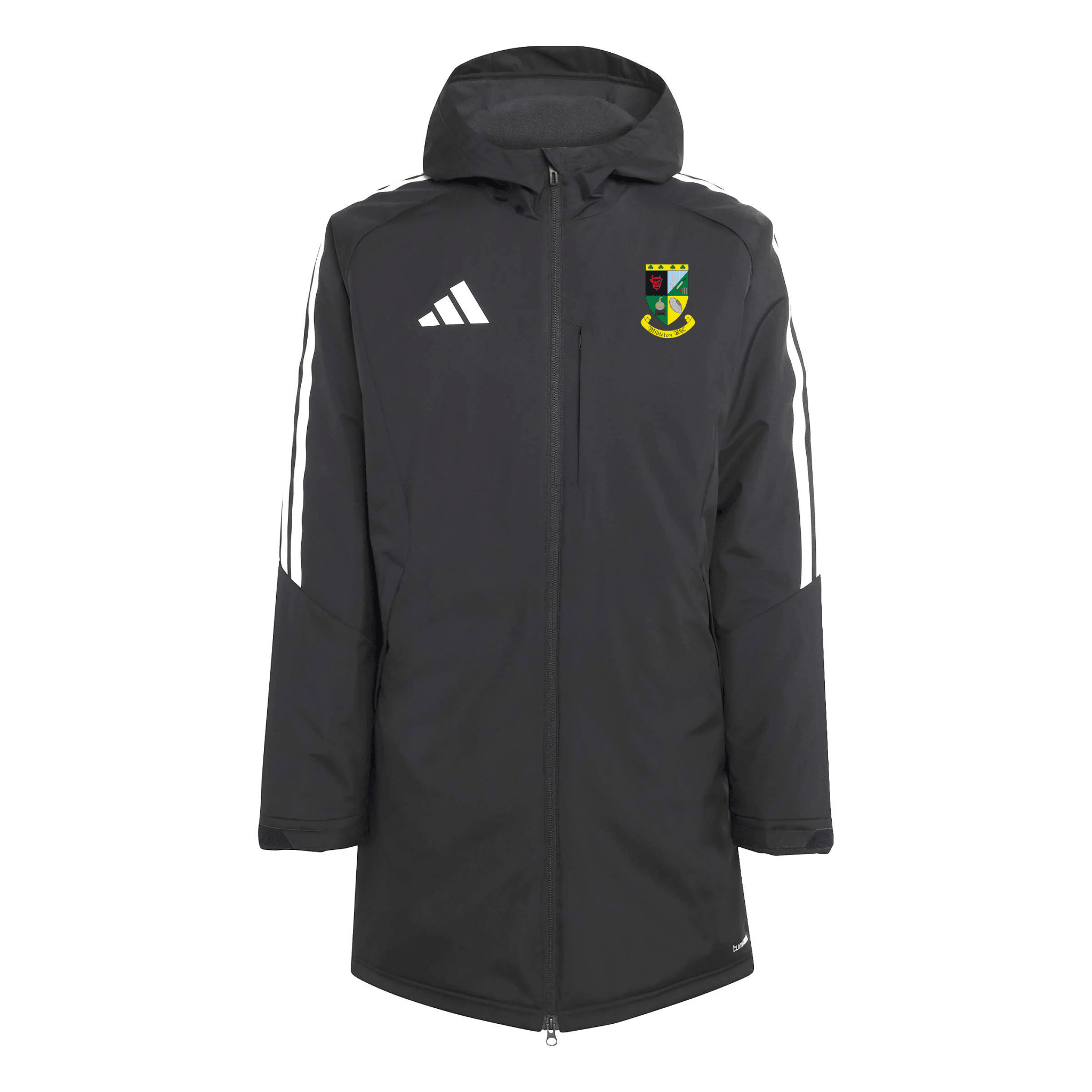 Midleton Rugby Club - Advantage 26 Hooded Stadium Parka - Black -adidas- Stash Shop