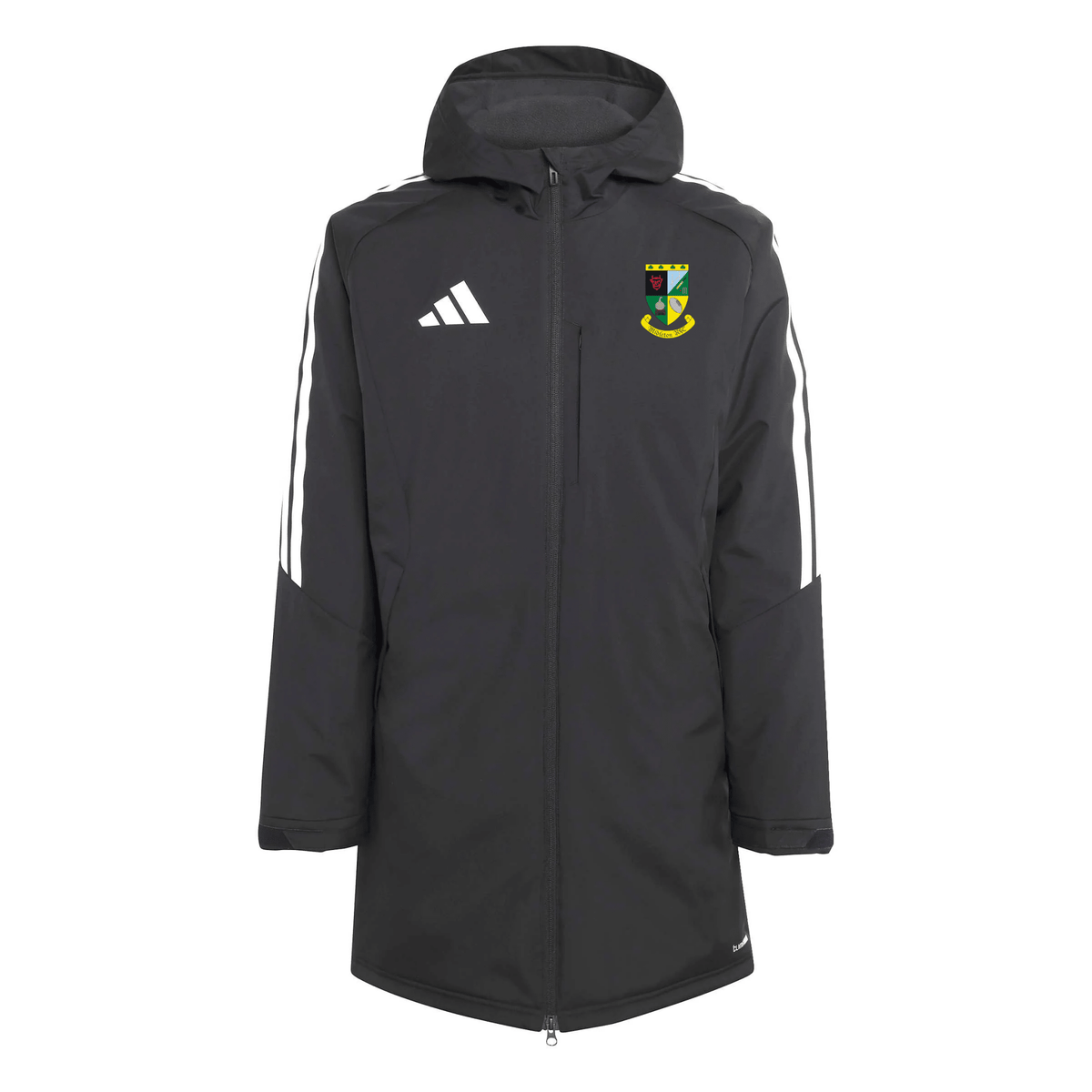 Midleton Rugby Club - Advantage 26 Hooded Stadium Parka - Black -adidas- Stash Shop