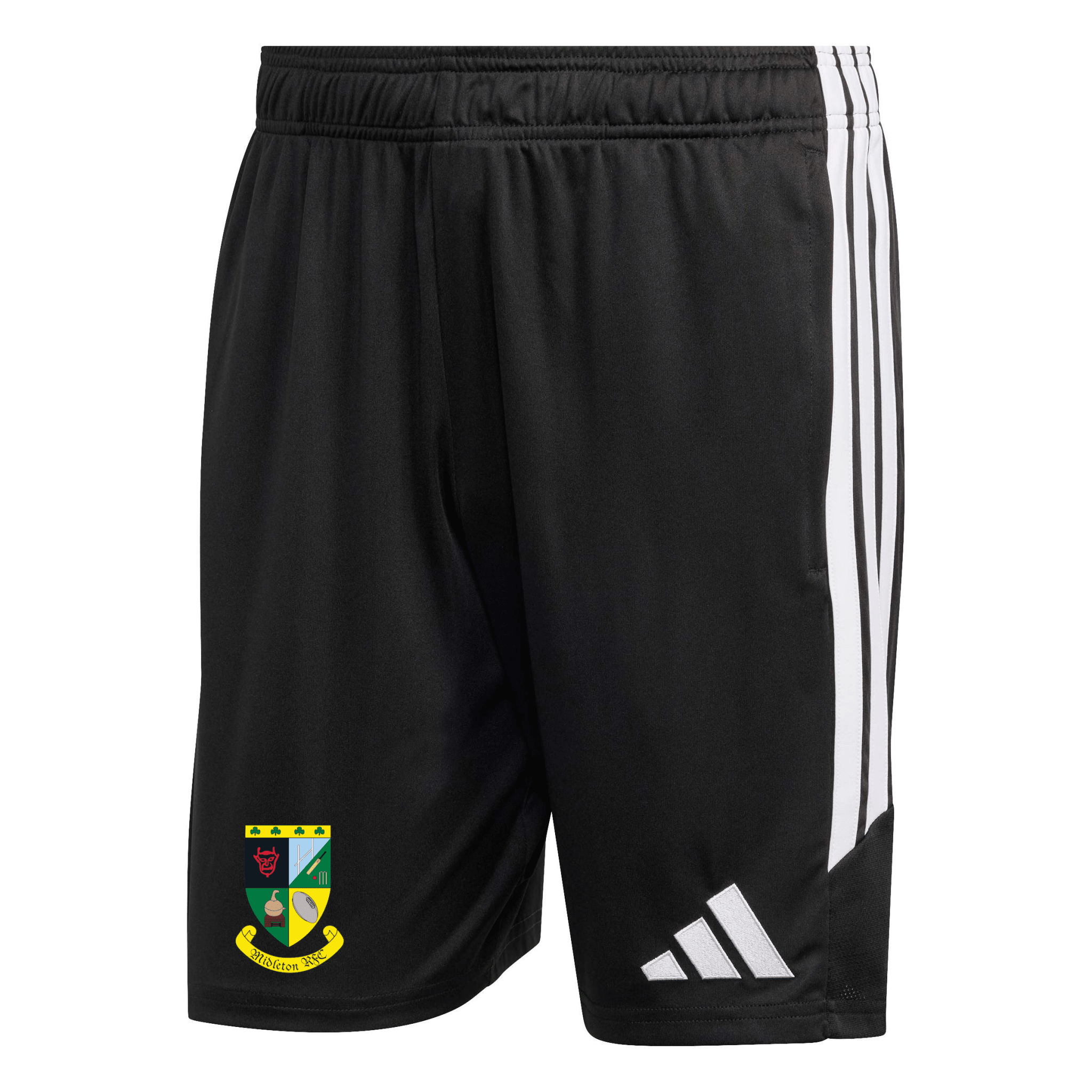 Midleton Rugby Club - Advantage 26 Zip-Pocket Training Shorts - Black -adidas- Stash Shop