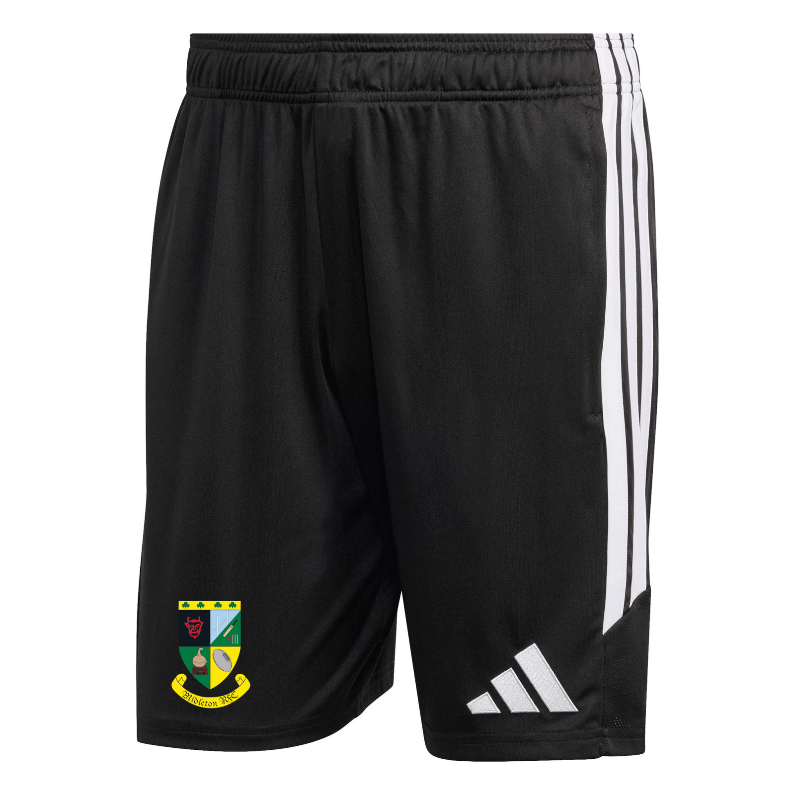 Midleton Rugby Club - Advantage 26 Zip-Pocket Training Shorts - Black -adidas- Stash Shop