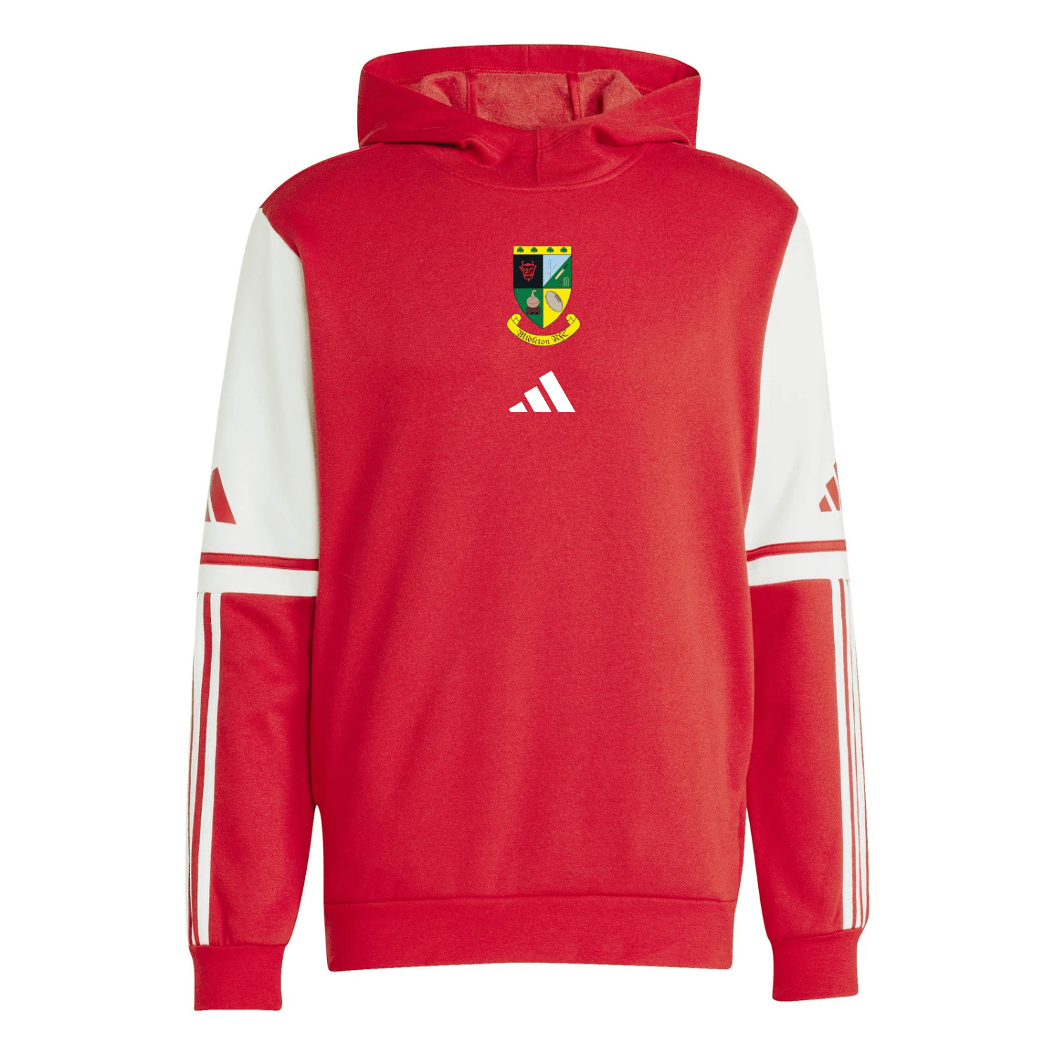 Midleton Rugby Club - Contrast Pullover Sweat Hoodie - Red -adidas- Stash Shop