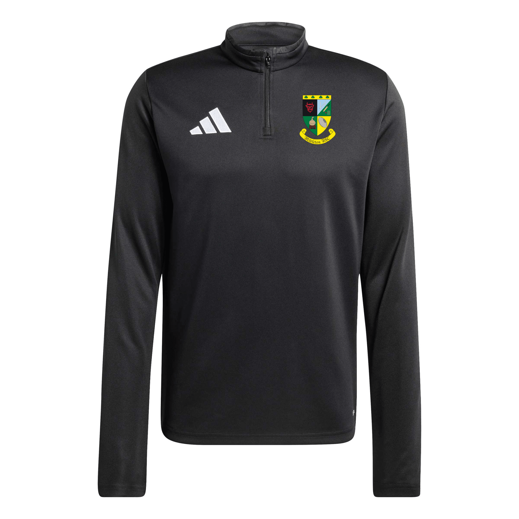 Midleton Rugby Club - Core 26 1/4-Zip Training Top - Black -adidas- Stash Shop