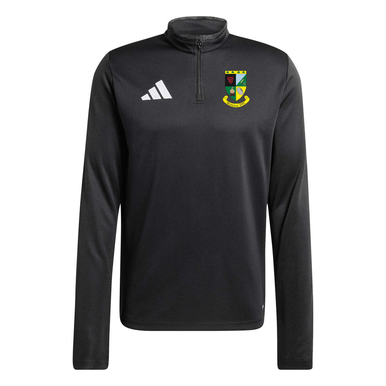 Midleton Rugby Club - Core 26 1/4-Zip Training Top - Black -adidas- Stash Shop