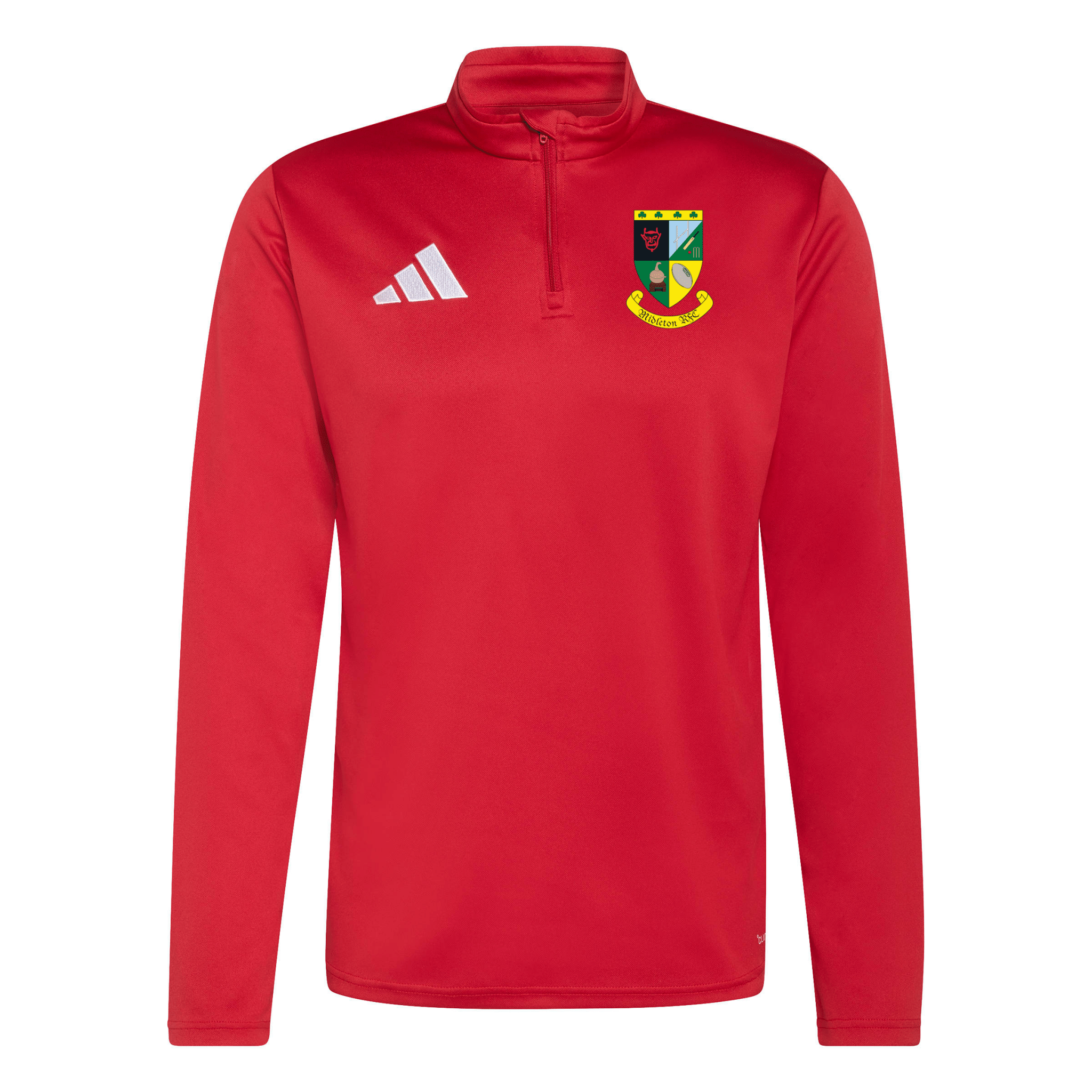 Midleton Rugby Club - Core 26 1/4-Zip Training Top - Red -adidas- Stash Shop