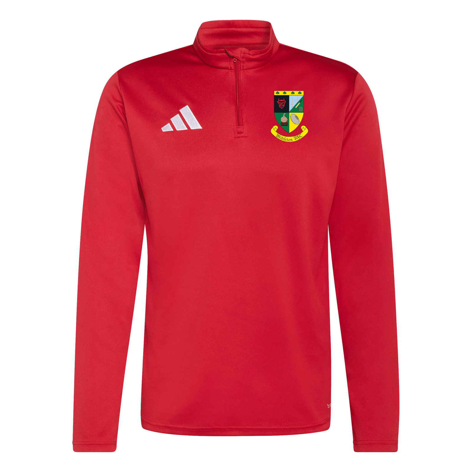 Midleton Rugby Club - Core 26 1/4-Zip Training Top - Red -adidas- Stash Shop
