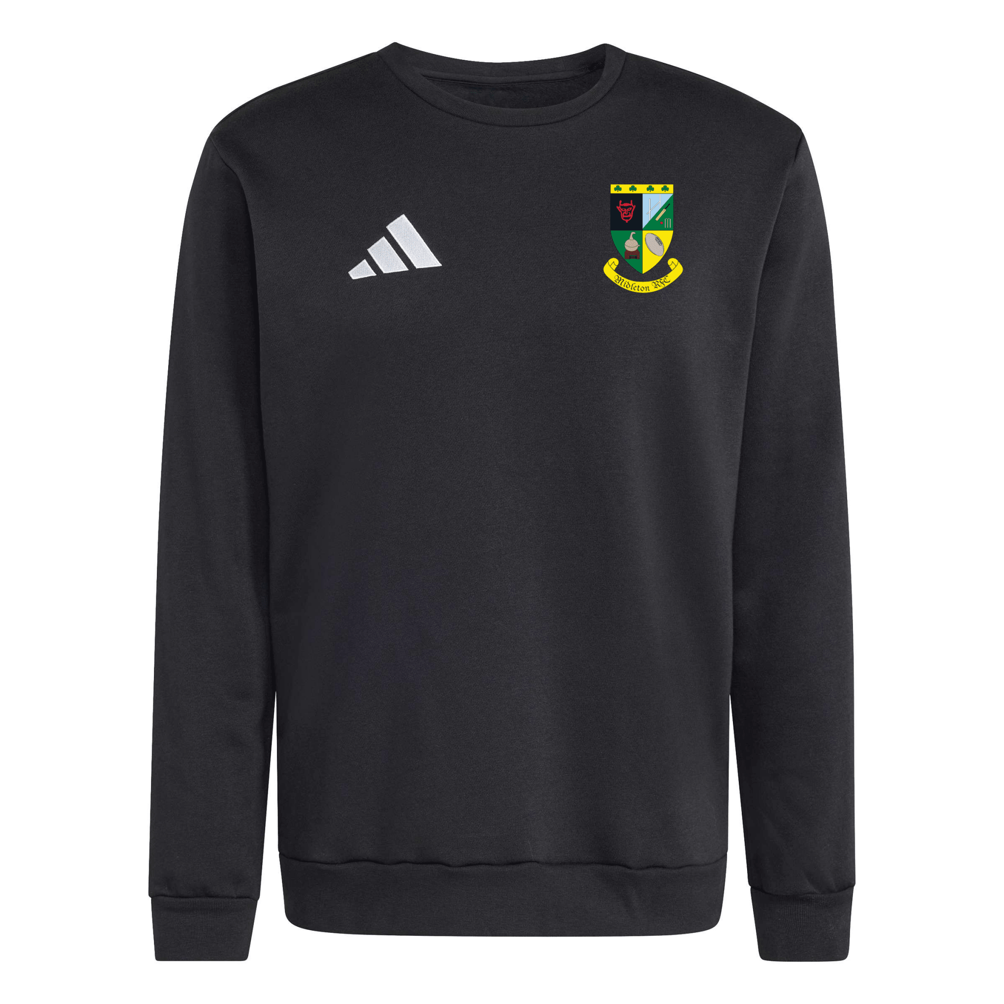 Midleton Rugby Club - Core 26 Cotton Sweatshirt - Black -adidas- Stash Shop