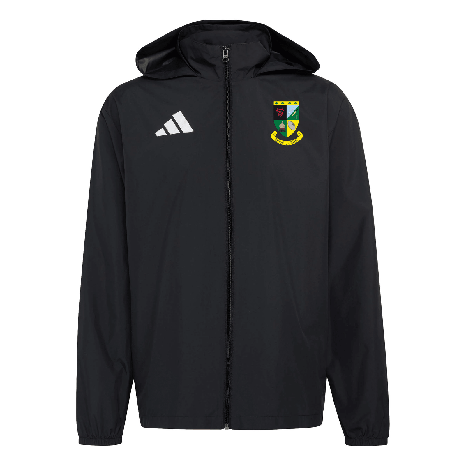 Midleton Rugby Club - Core 26 Hooded Multi Jacket - Black -adidas- Stash Shop