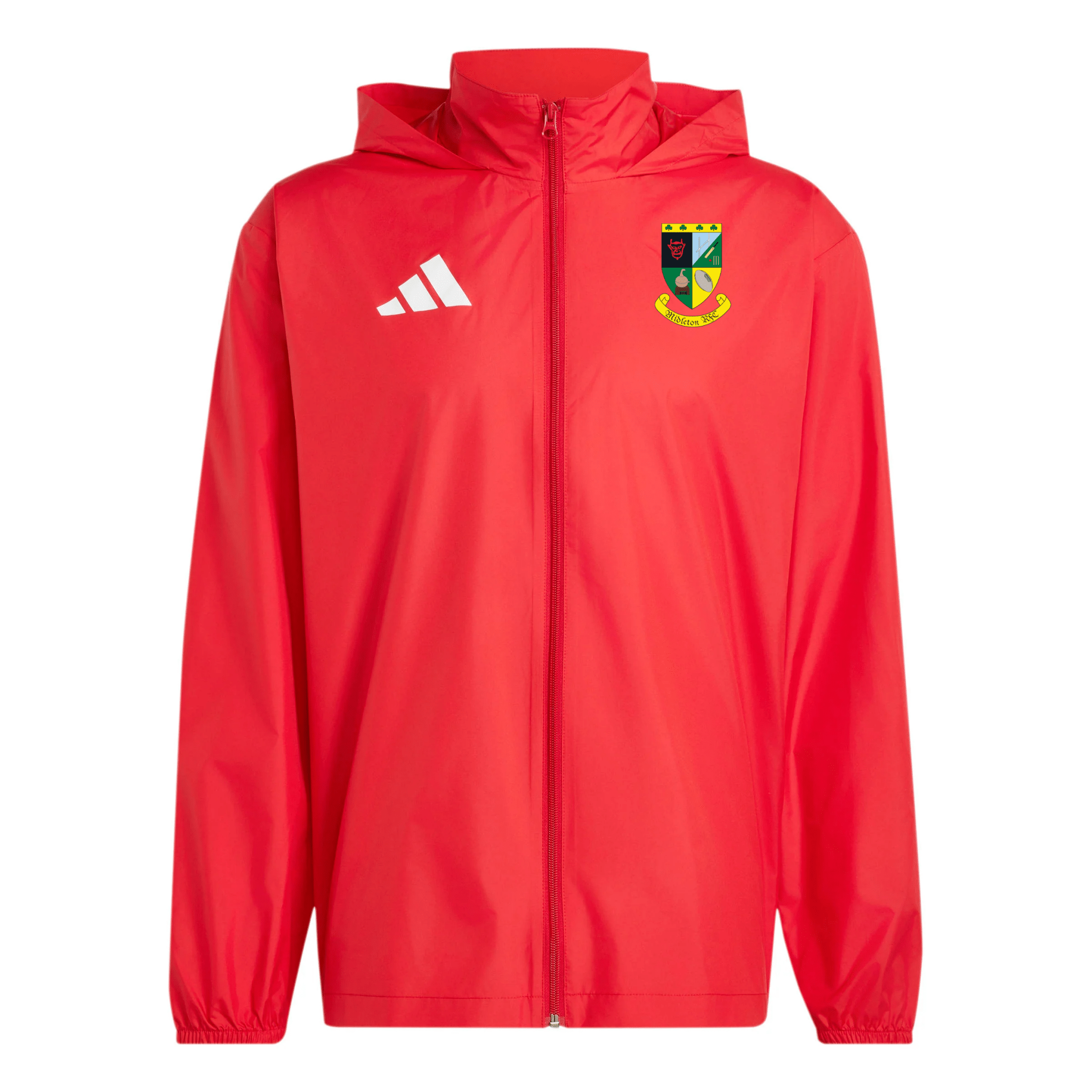 Midleton Rugby Club - Core 26 Hooded Multi Jacket - Red -adidas- Stash Shop