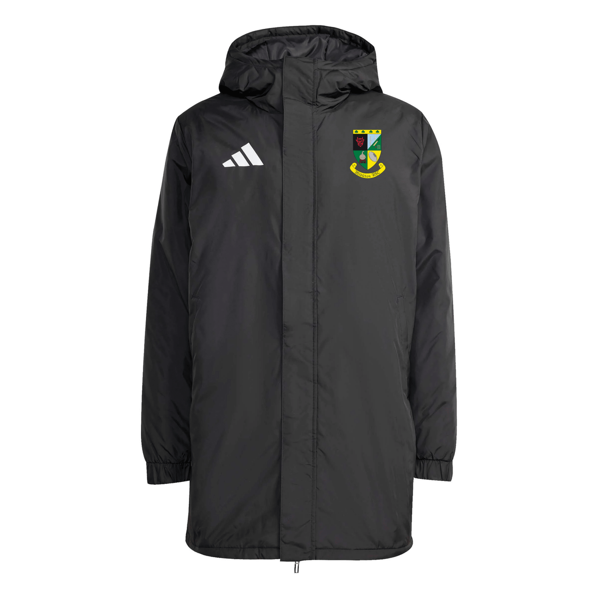 Midleton Rugby Club - Core 26 Hooded Stadium Jacket - Black -adidas- Stash Shop