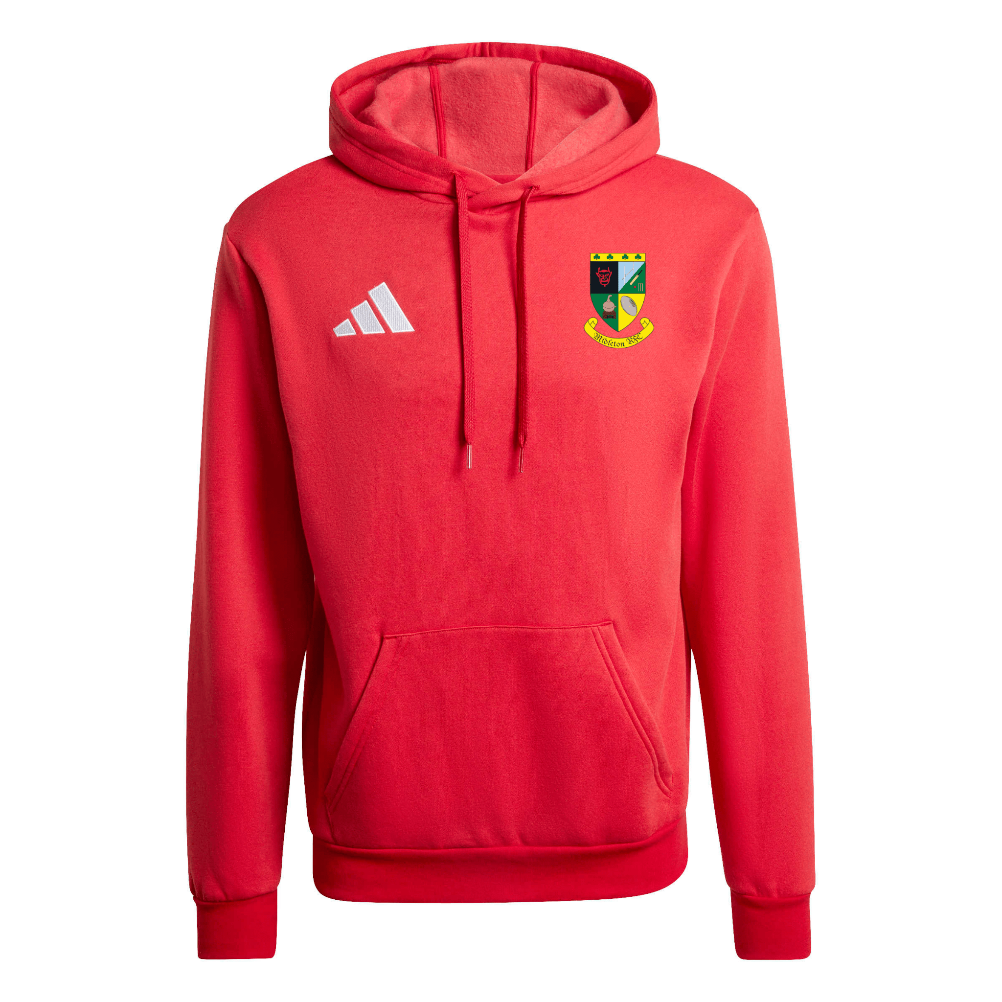 Midleton Rugby Club - Core 26 Pull-Over Cotton Hoodie - Red -adidas- Stash Shop