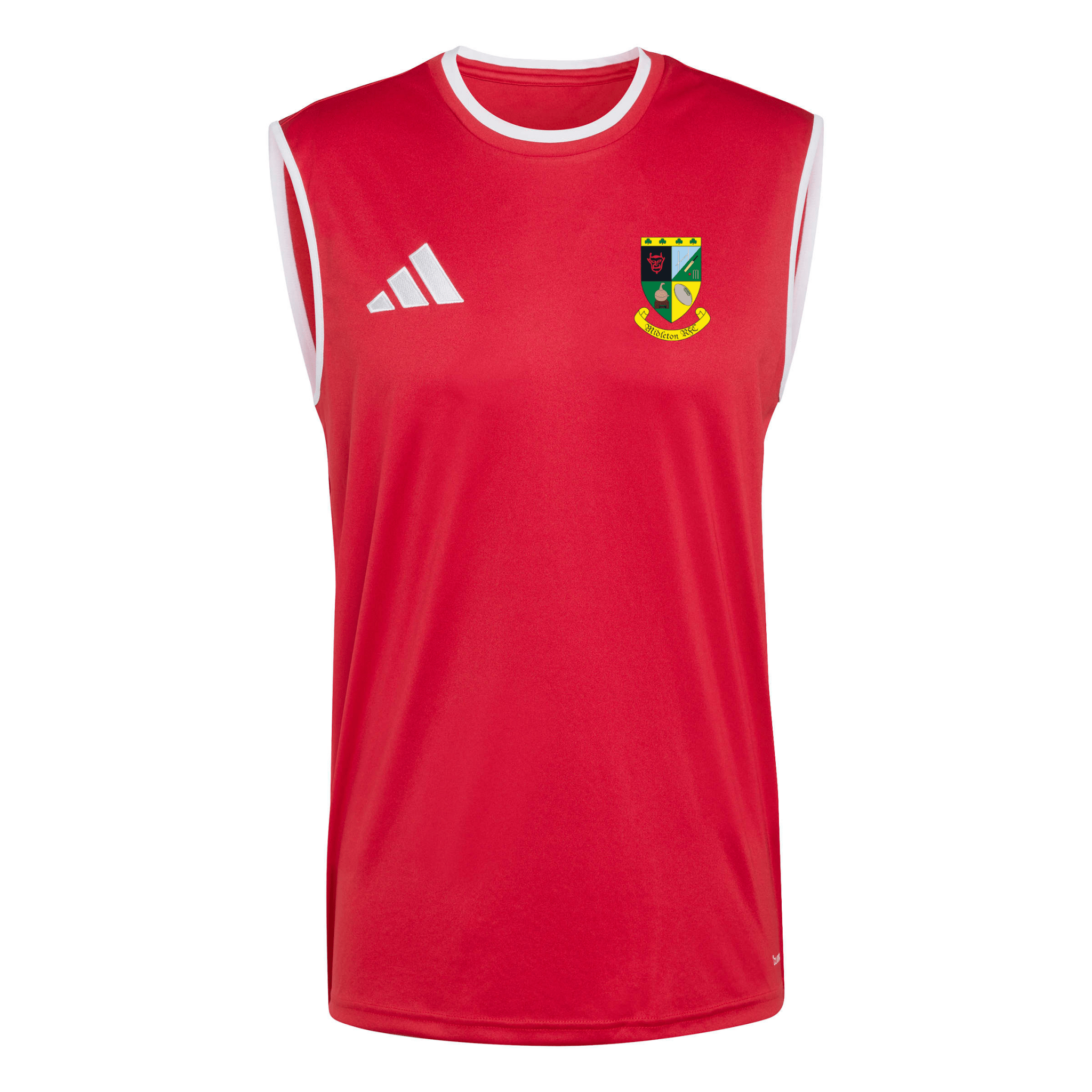 Midleton Rugby Club - Core 26 Sleeveless Shirt - Red -adidas- Stash Shop