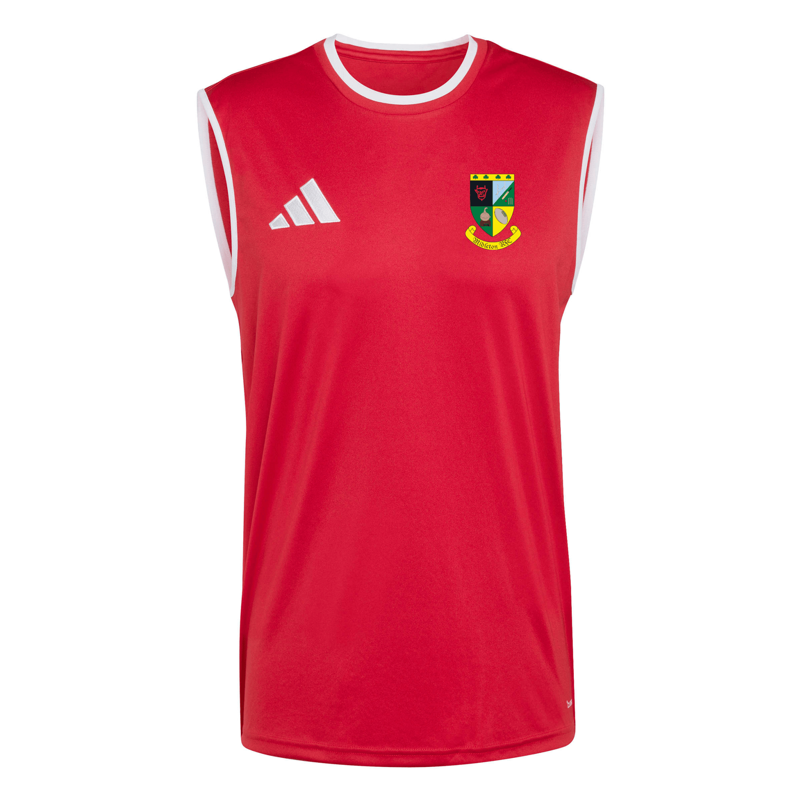 Midleton Rugby Club - Core 26 Sleeveless Shirt - Red -adidas- Stash Shop