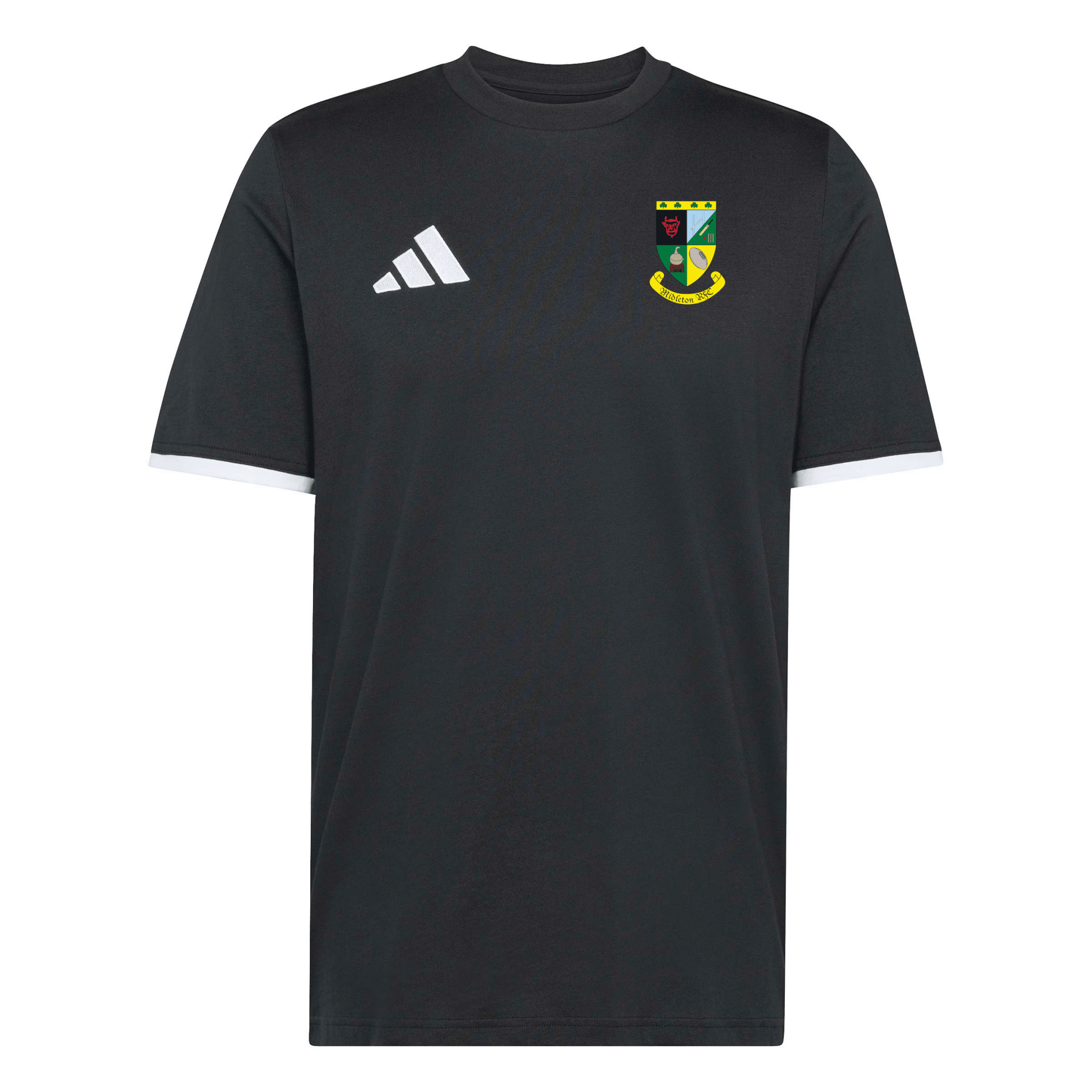 Midleton Rugby Club - Core 26 SS Cotton Tee - Black -adidas- Stash Shop