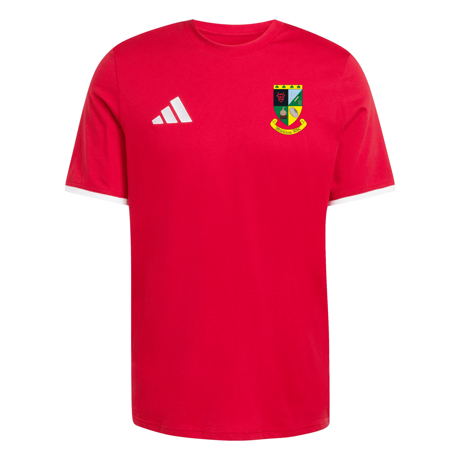 Midleton Rugby Club - Core 26 SS Cotton Tee - Red -adidas- Stash Shop