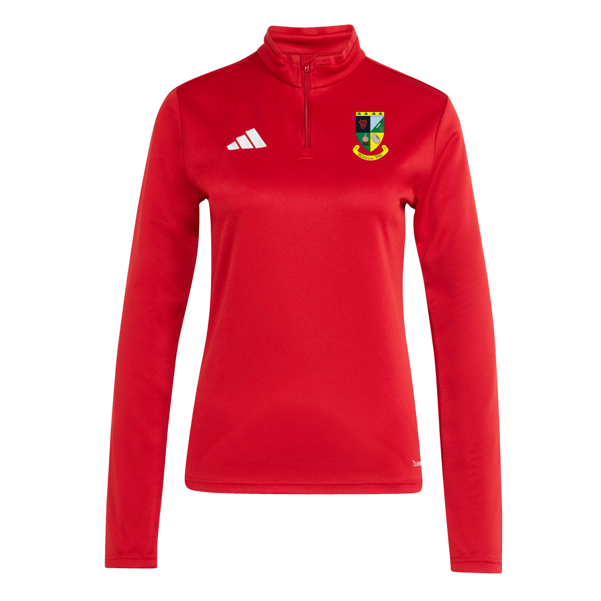 Midleton Rugby Club - Womens Core 26 Slim-Fit 1/4-Zip Training Top - Red -adidas- Stash Shop