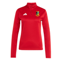 Midleton Rugby Club - Womens Core 26 Slim-Fit 1/4-Zip Training Top - Red -adidas- Stash Shop