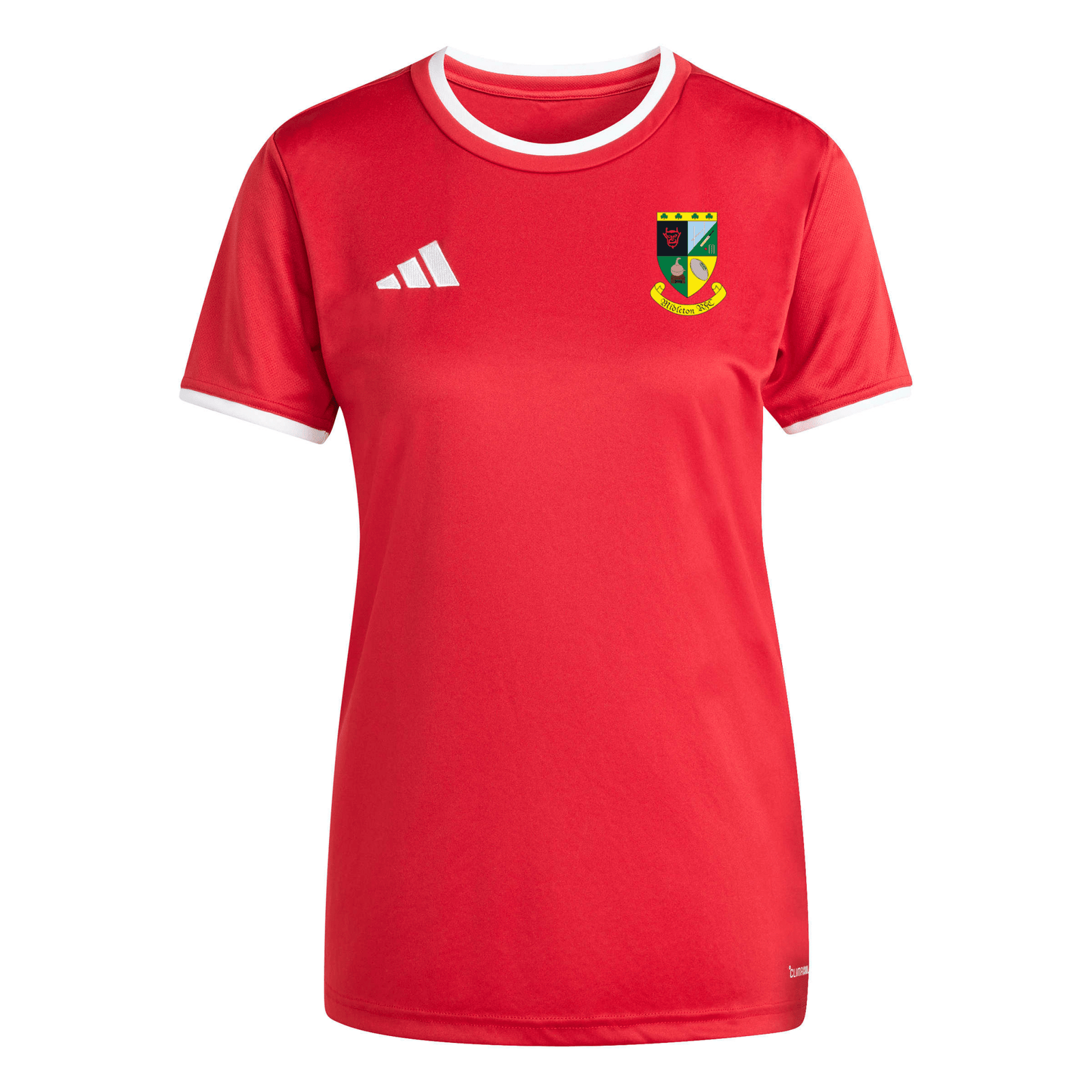 Midleton Rugby Club - Womens Core 26 SS Shirt - Red -adidas- Stash Shop