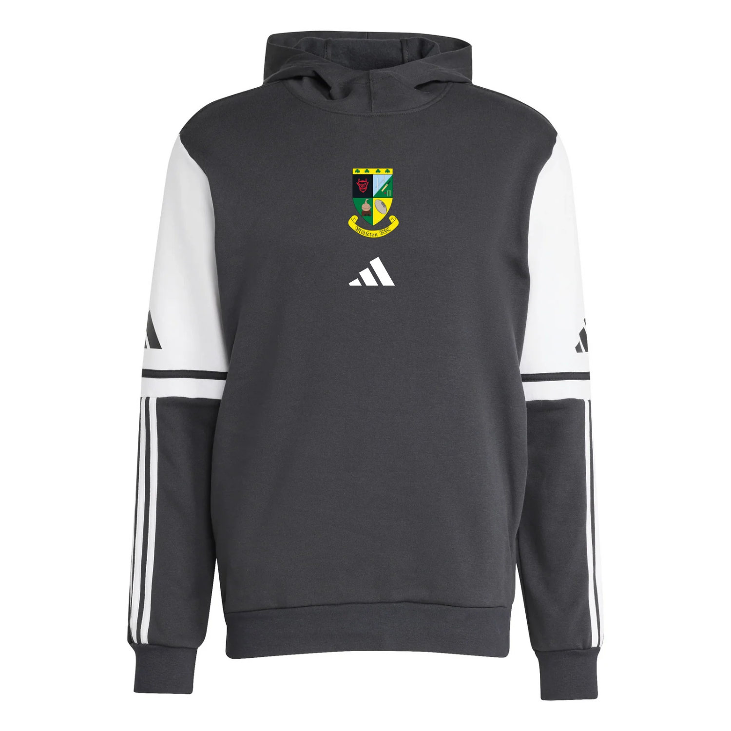 Midleton Rugby Club - Contrast Pullover Sweat Hoodie - Black